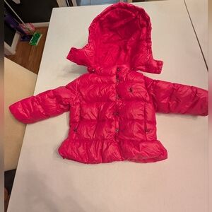 Ralph Lauren Water Repellent Peplum Jacket | 24 Months